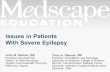 Issues in Patients  With Severe Epilepsy