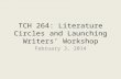 TCH 264: Literature Circles and Launching Writers’ Workshop