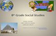 8 th  Grade Social Studies