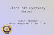 Lions are Everyday Heroes  Nalin Fernando  West Hempstead Lions Club