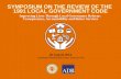 SYMPOSIUM ON THE REVIEW OF THE  1991 LOCAL GOVERNMENT CODE