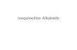 Isoquinoline  Alkaloids