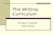 The Writing Curriculum