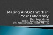 Making AFSO21 Work in Your Laboratory