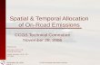 Spatial & Temporal Allocation of On-Road Emissions