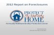 2012 Report on Foreclosures