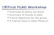 First FLAG Workshop