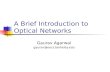 A Brief Introduction to Optical Networks