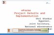 eForms  Project Details and Implementation