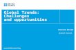 Global Trends: Challenges  and opportunities
