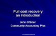 Full cost recovery an introduction