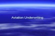 Aviation Underwriting