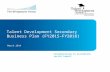 Talent Development  Secondary Business Plan  (FY2015-FY2018)