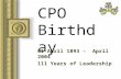 CPO Birthday