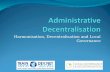Administrative  Decentralisation
