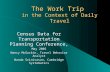 The Work Trip  in the Context of Daily Travel