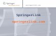 SpringerLink springerlink