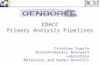 EDACC Primary Analysis Pipelines