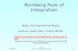 Romberg Rule of Integration