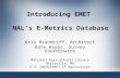 Introducing EMET  NAL’s E-Metrics Database