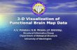 3-D Visualization of Functional Brain Map Data