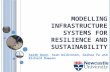 Modelling Infrastructure Systems for Resilience and Sustainability