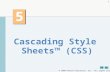 Cascading Style Sheets™ (CSS)