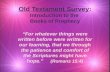 Old Testament Survey : Introduction to the  Books of Prophecy