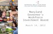 Maryland Governor’s Workforce Investment Board