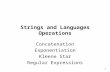 Strings and Languages Operations
