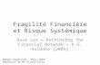 Fragilité Financière et Risque Systémique