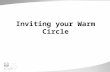 Inviting your Warm Circle