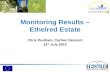 Monitoring Results – Ethelred Estate