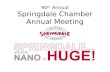 90 th  Annual Springdale Chamber Annual Meeting