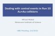 Dealing with central events in Run 10  Au+Au  collisions