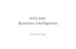 ISYS 650  Business Intelligence