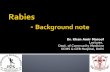 Rabies -  Background note