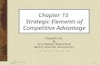 Chapter 15  Strategic Elements of Competitive Advantage