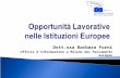 Opportunità Lavorative nelle Istituzioni Europee
