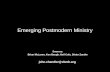 Emerging Postmodern Ministry