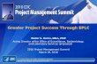 Greater Project Success Through EPLC