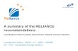 Coordination Action – SES6 – CT – 2005 – 020088 EU - FP6 – Sustainable Energy Systems
