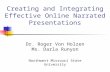 Creating and Integrating Effective Online Narrated Presentations