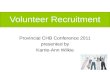 Volunteer Recruitment