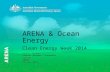 ARENA &  Ocean  Energy Clean Energy Week 2014