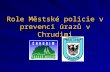 Role Městské policie v prevenci úrazů v Chrudimi