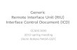 Generic Remote Interface Unit (RIU) Interface Control Document (ICD)
