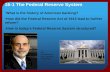16-1 The  Federal Reserve System