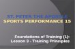 St. Peter the Apostle Sports  Performance 15