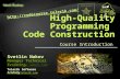 High-Quality Programming  Code Construction